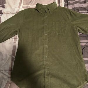 14th & Union Green Casual Button Down Shirt